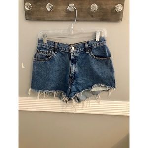 High-waisted Levi Cutoff Shorts
